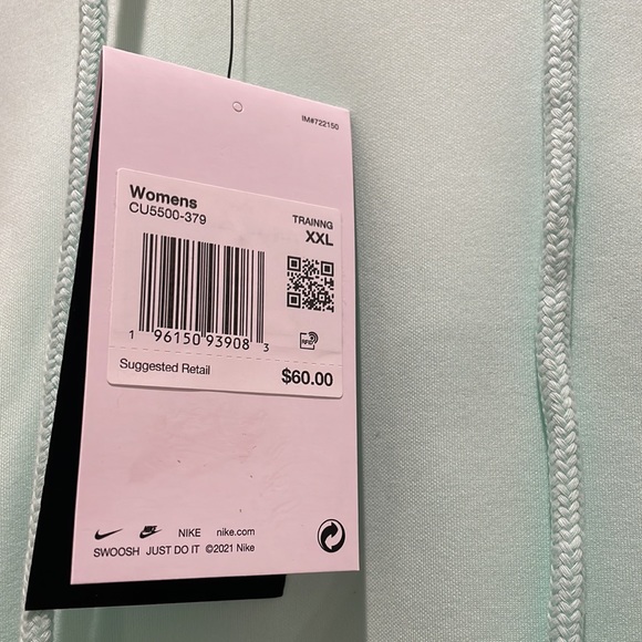 NWT mint color Nike Fleece Lined Therma fit oversized hoodie - Picture 2 of 6